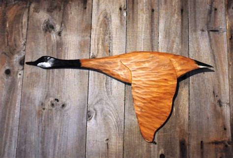 wooden bird factory canada goose wood sculpture